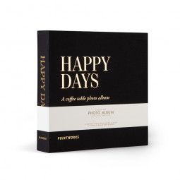 Fotoalbum Happy Days, Svart